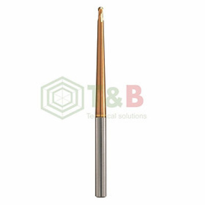 Dao Phay Cầu Cổ Côn R0.5x22 x60L Union Tool Model HTNB2010-220-1, ,Dao phay ngón gia công sau nhiệt
