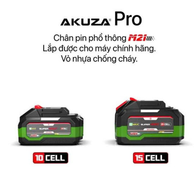 PIN PHỔ THÔNG AKUZA 15CELL PRO - HÀNG CHÍNH HÃNG