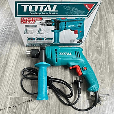 MÁY KHOAN CẦM TAY CÓ BÚA 710W TOTAL TG107136E - HÀNG CHÍNH HÃNG