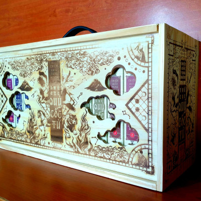 Boxset Chiến quốc tung hoành Thế cục Quỷ Cốc Tử - trọn bộ 13 cuốn hộp gỗ phiên bản giới hạn