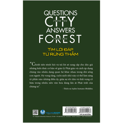 Tìm Lời Đáp Từ Rừng Thẳm - Ajahn Sumano Bhikkhu - Thành Khang dịch - (bìa mềm)