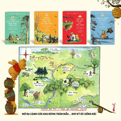 Sách - Winnie-The-Pooh - Gấu Pooh Xinh Xắn - Adventures In The Hundred Acre Wood - Những Cuộc Phiêu Lưu Trong Rừng Trăm Mẫu
