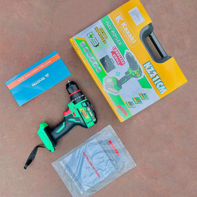 THÂN MÁY KHOAN PIN (MOTOR TỪ) 10MM KAZAKI KZ21ICM (CHÂN PIN MAKITA )- HÀNG CHÍNH HÃNG