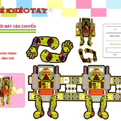 Cắt Và Dán  Hình 3D - Bé Khéo Tay - Đại Bản Doanh Vui Vẻ