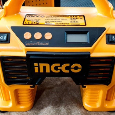 MÁY BƠM HƠI LỐP XE DÙNG PIN (160PSI/11BAR/20V) INGCO CACLI2002 - HÀNG CHÍNH HÃNG