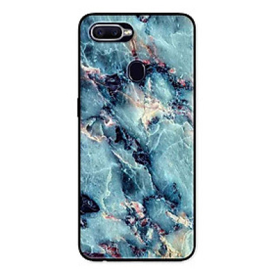 Ốp Lưng in cho Oppo A7 Mẫu NỀN ĐÁ HOA 5 - Hàng Chính Hãng