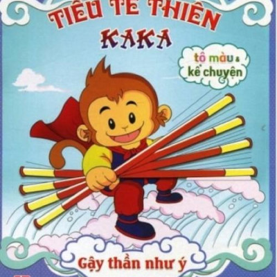 Bộ 4 cuốn Sách Tô Màu Tiểu Tề Thiên KaKa