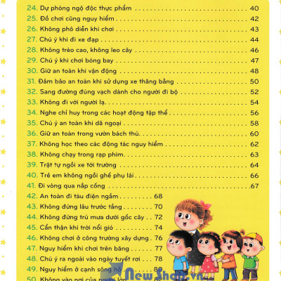 Bộ Sách Gối Đầu Giường Của Các Bậc Cha Mẹ - Giúp Con Yêu Trưởng Thành Lành Mạnh - 50 Kiến Thức An Toàn Cần Dạy Trẻ