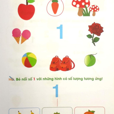 Bé Tự Tin Bước Vào Lớp 1 - Cùng Bé Học Toán - Tập 1 (Dành Cho Bé Từ 5 - 6 Tuổi)