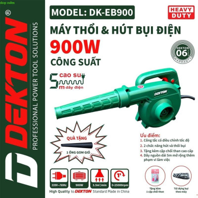 MÁY THỔI BỤI VÀ HÚT BỤI    DK-EB900 DEKTON- HÀNG CHÍNH HÃNG