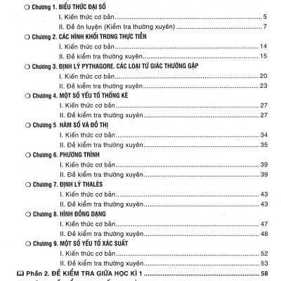 Bộ Đề Kiểm Tra Toán 8 (Bám Sát SGK Chân Trời Sáng Tạo)_HA
