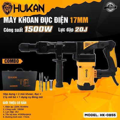 MÁY CHUYÊN ĐỤC 1500W HK-0855 HUKAN  - HÀNG CHÍNH HÃNG
