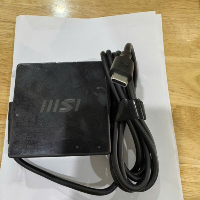 Sạc MSI 100W AC Adapter Type C Charger MSI Prestige 14 A12UC Laptop Notebook hàng nhập khẩu kèm dây nguồn