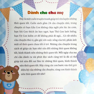 Truyện Kể Trước Khi Ngủ - Thói Quen Tốt (Tái Bản)