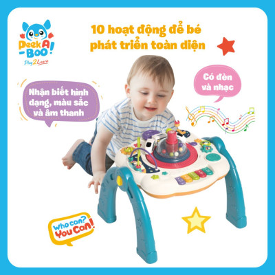 Đồ Chơi Bàn Chơi Đa Năng 2 Trong 1 Cho Bé PEEK A BOO PAB056