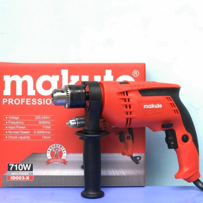 MÁY KHOAN ĐỘNG LỰC 710W MAKUTE ID003-X RED- HÀNG CHÍNH HÃNG