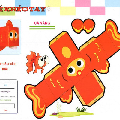 Cắt Và Dán Hình 3D - Bé Khéo Tay