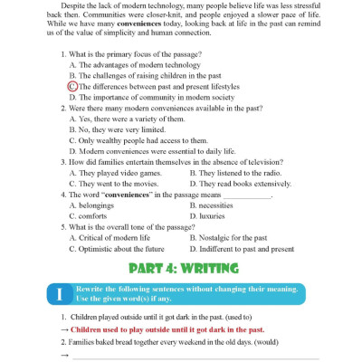 Bài Tập Bổ Trợ Toàn Diện Tiếng Anh 9 - Người Bạn Đồng Hành Của Các Học Sinh - ABB