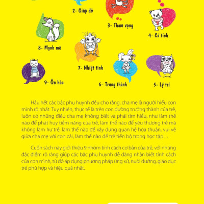 Phương Pháp Nuôi Dạy Trẻ Dựa Trên 9 Kiểu Tính Cách - Yến Tử