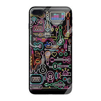 Ốp lưng kính cường lực cho iPhone 8 Plus MÀU SẮC 9 - Hàng chính hãng