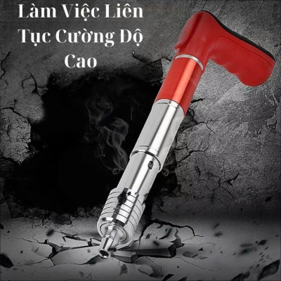 Máy Bắn Đinh Bê Tông Xuyên Sắt Thép Loại Xịn Vỏ Inox – Kèm 100 Đinh Và Hộp Đựng