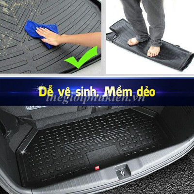 Lót cốp nhựa dẻo Wigo 2018-2023  TPO cao cấp