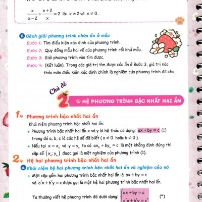 Notebook - Toán 9 (Dùng Chung Cho Các Bộ SGK Hiện Hành) (HA)