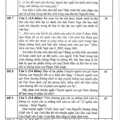 Tuyển Tập Đề Kiểm Tra Môn Ngữ Văn 9 Bồi Dưỡng Học Sinh Giỏi (Dùng Chung Cho Các Bộ SGK Hiện Hành) (HA)