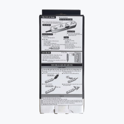 Ổ cắm có dây – 3 ổ cắm 3 chấu có công tắc Panasonic