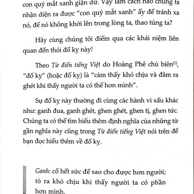 Ngưng Đố Kỵ Để Tiến Xa Hơn (ĐT)
