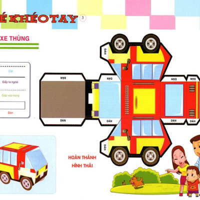Cắt Và Dán  Hình 3D - Bé Khéo Tay - Đại Bản Doanh Vui Vẻ