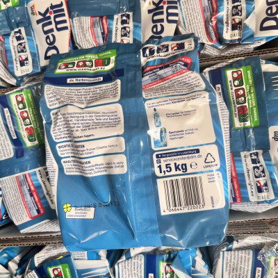 Bột rửa chén bát Denkmit Classic Pulver Đức 1.5kg dùng cho máy rửa chén bát