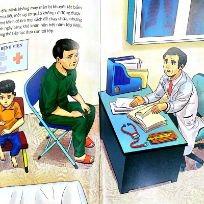 Gương Thiếu Nhi Làm Theo Lời Bác: Cõng Bạn Đi Học (Tái Bản 2022)