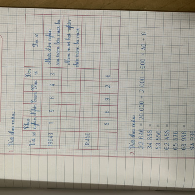 Vở ô li bài tập toán 4(quyển 1)  Kết nối tri thức