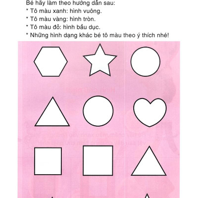 Làm Quen Môn Toán Bé Học Tập 5: Hình Dạng