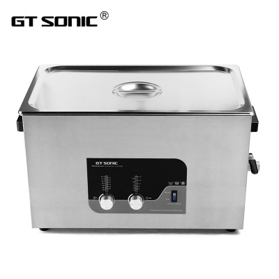 Máy Rửa siêu âm GTsonic T20, 20 lít sử dụng sóng siêu âm tần số cao, giúp loại bỏ bụi bẩn, dầu mỡ và cặn bám hiệu quả mà không làm hỏng bề mặt