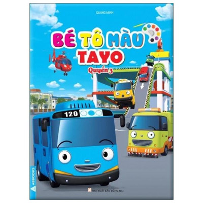 Sách - Bé Tô Màu - Chủ Đề Tayo - Bộ 4 Cuốn