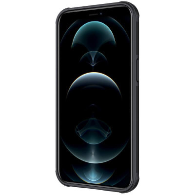 Ốp lưng PC vân sần , có lắp bảo vệ cụm camera cho Apple iPhone 13 6.1" - Nillkin Camshield Pro- Hàng nhập khẩu