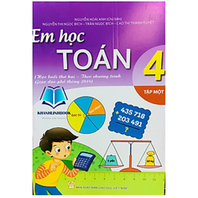 Sách - Em học toán 4 - tập 1 ( buổi học thứ hai theo chương trình GDPT 2018 )