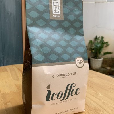 Cà Phê icoffee Dòng Rang Mộc 500g