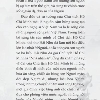 Hồ Chí Minh - Người tin ở con người (bản in 2024)