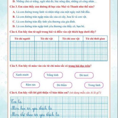 Bài Tập Tuần Tiếng Việt 2 - Tập 1 (Biên Soạn Theo Chương Trình SGK Cánh Diều)