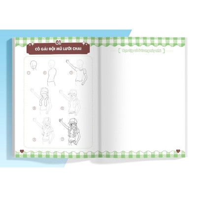 Sách - 365 Ngày Luyện Vẽ Nhân Vật Manga - Tập 2 - Megabook
