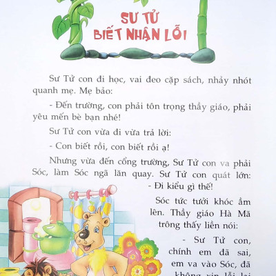 Câu Chuyện Nhỏ Bài Học Lớn - Những Câu Chuyện Vàng - Sư Tử Biết Nhận Lỗi