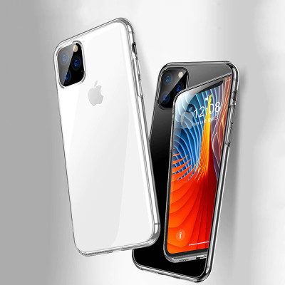 Bộ 2 Ốp lưng dẻo silicon cho iPhone 11 Pro Max (6.5 inch) hiệu Ultra Thin (siêu mỏng 0.6mm, chống trầy, chống bụi) - Hàng nhập khẩu