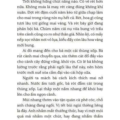 Bán Một Cành Mai Ăn Tết