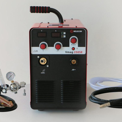 MÁY HÀN BÁN TỰ ĐỘNG VMAG 250 SE (220V,CẤP DÂY LIỀN) WELDCOM - HÀNG CHÍNH HÃNG