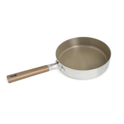 Chảo Inox 3 lớp liền khối chống dính Kalpen Nano Titanium Dauer chuản Đức - Hàng chính hãng