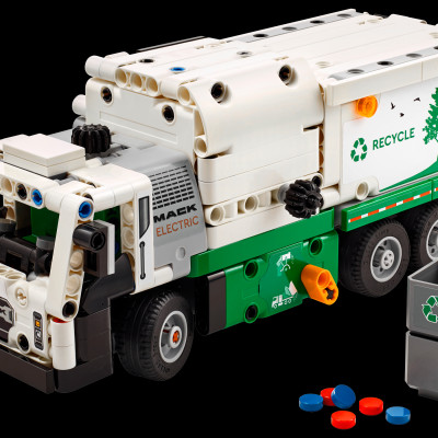 Đồ Chơi Lắp Ráp Xe Tải Rác Điện Mack LR - Mack LR Electric Garbage Truck - Lego Technic 42167 (503 Mảnh Ghép)
