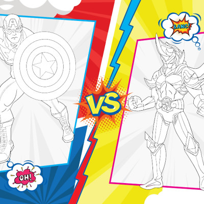 Tô Màu Rèn Luyện Iq Eq Cq - Super Heroes Siêu Anh Hùng - Tập 1 - Tặng Kèm Sticker